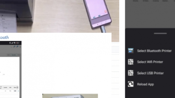 Mobile Hybrid &mdash; Ứng dụng mobile android  in nh&atilde;n di động qua Bluetooth, WiFi & USB OTG