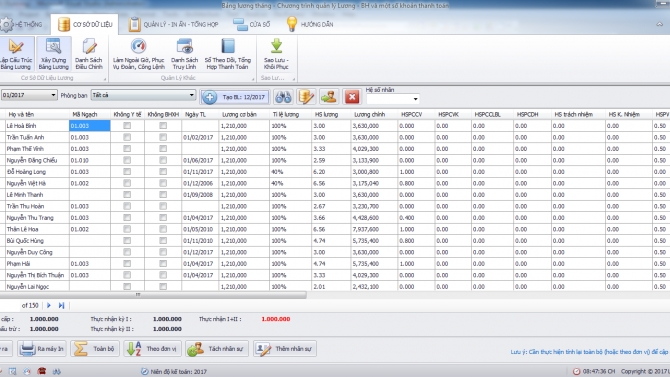 Salary management