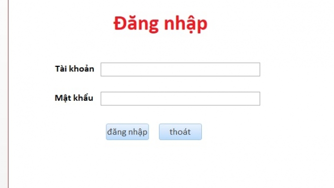 Thiết kế phần mềm Quản trị dữ liệu tr&ecirc;n Access