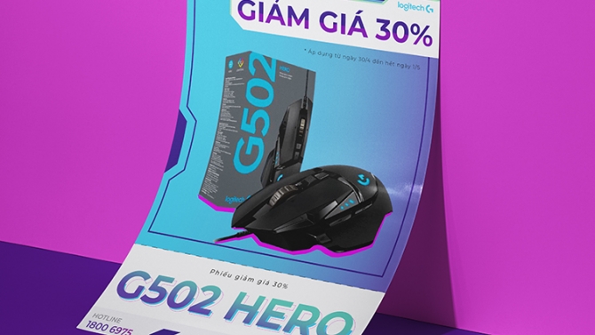 Thiết kế tờ rơi Logitech G