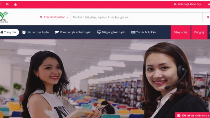 Lớp học trực tuyến VEdu