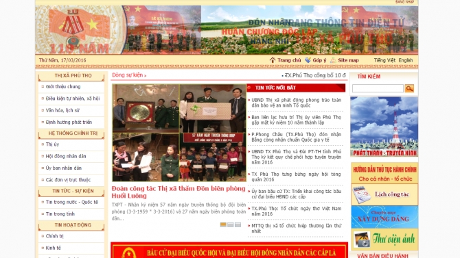 Dự &aacute;n website, trang th&ocirc;ng tin điện tử