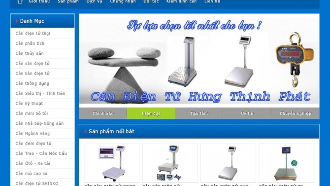 Thiết kế Website C&acirc;n Điện Tử