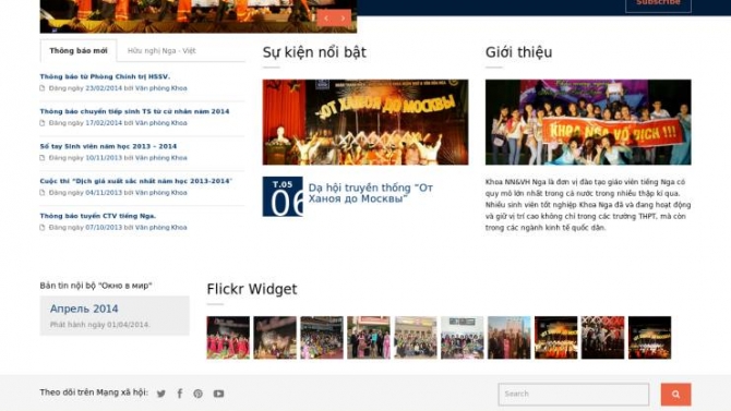 Thiết kế website Khoa Nga
