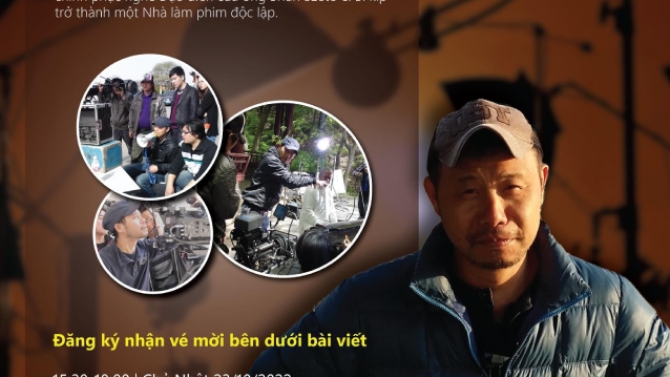 Poster TalkShow "T&ocirc;i Muốn L&agrave;m Đạo Diễn - Gặp Gỡ Đạo Diễn Brian Szeto"