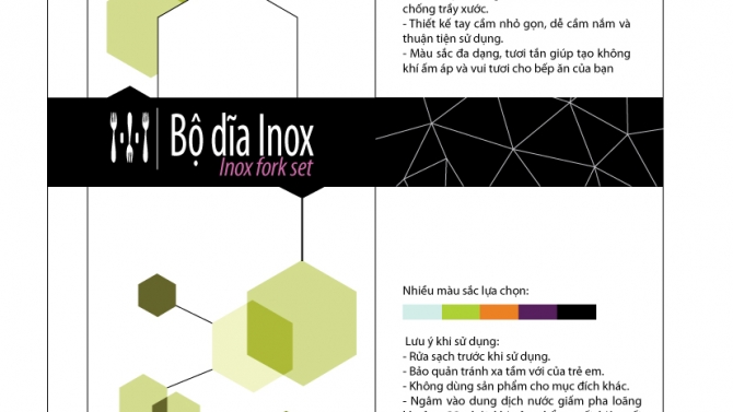 Bộ dĩa Inox