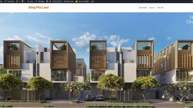 Thiết kế website Đ&ocirc;ng Ph&uacute; Land