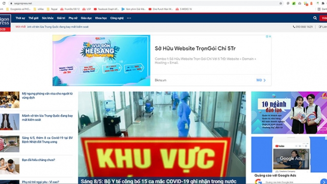 Lập tr&igrave;nh website lĩnh vực b&aacute;o ch&iacute;