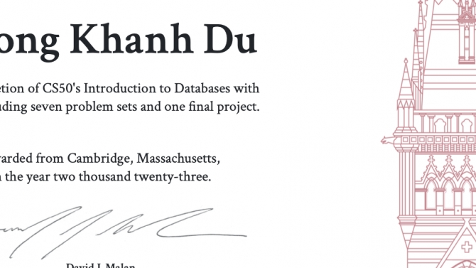Harvard CS50SQL