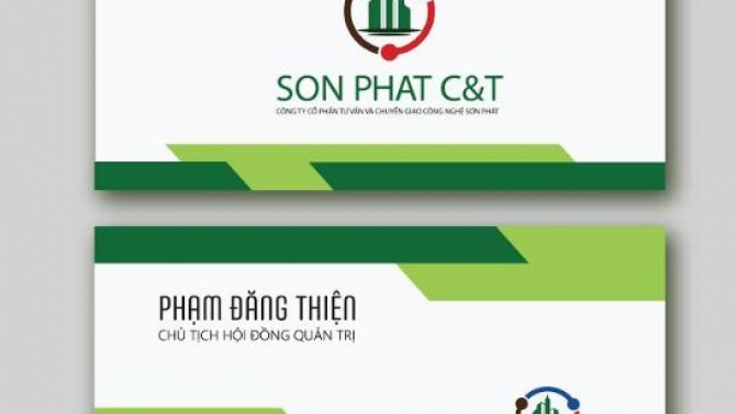 thiết kế card visit