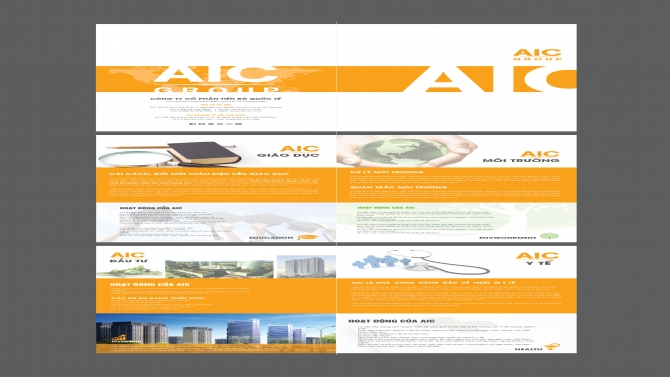 Thiết kế Profile cho c&ocirc;ng ty AIC