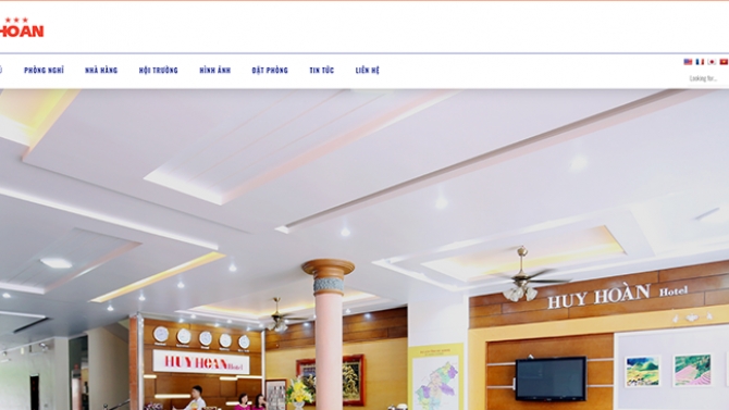 Website kh&aacute;ch sạn