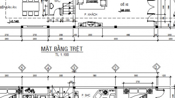 chuyển bản vẽ ph&aacute;c thảo th&agrave;nh bản cad