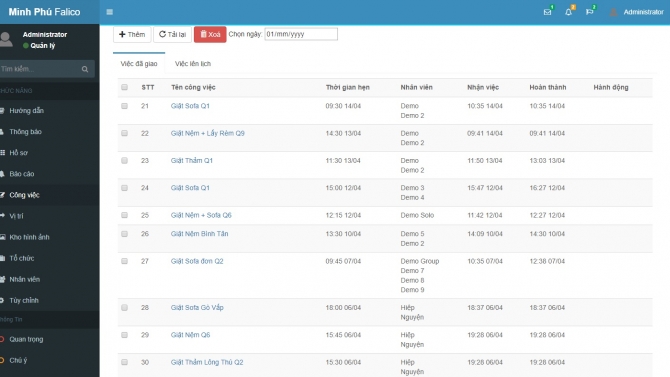 Website Quản l&yacute; nh&acirc;n vi&ecirc;n MPF