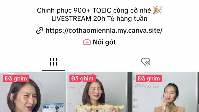 Editor ch&iacute;nh cho k&ecirc;nh TikTok C&ocirc; Thảo Mi&ecirc;n Shine with NLA