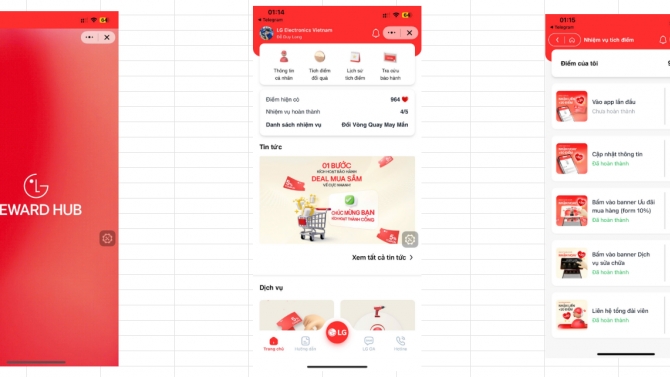 LG Reward HUB