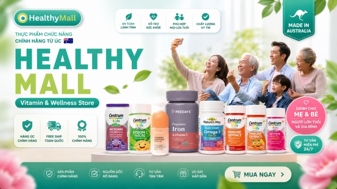 X&acirc;y dựng website Healthymall.vn