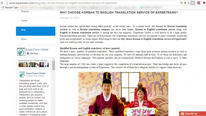 Write SEO articles in VIE-ENG for ExpertTrans Global