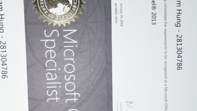 Microsoft Office Specialist (MOS)