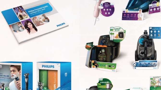 Thiết kế POSM c&ocirc;ng ty Philips