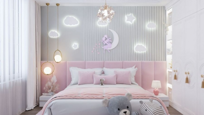 Small bed room for little girl