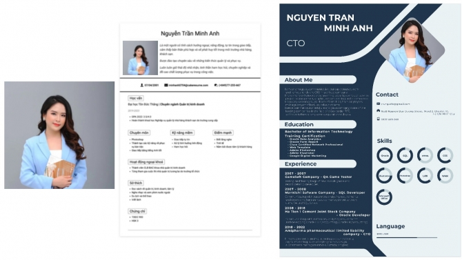 Thiết kế CV xin việc bằng tiếng Anh