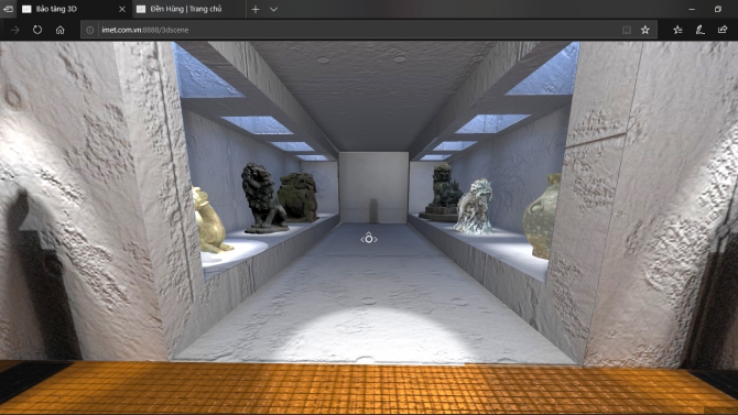 Chế tạo m&aacute;y đo qu&eacute;t cổ vật v&agrave; x&acirc;y dựng trang web 3D cho bảo t&agrave;ng Đền H&ugrave;ng