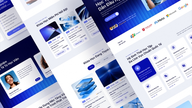 UI/UX Web Design | Uplift E-Learning Platform