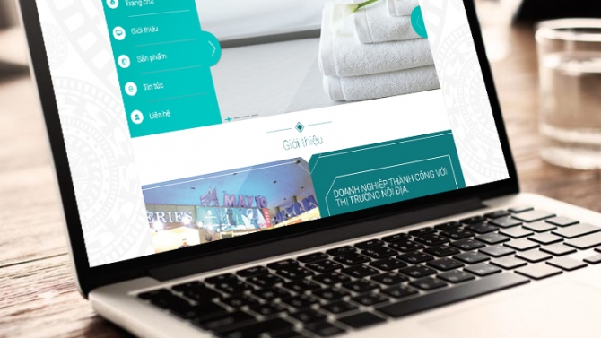 Thiết kế giao diện Web giới thiệu c&ocirc;ng ty