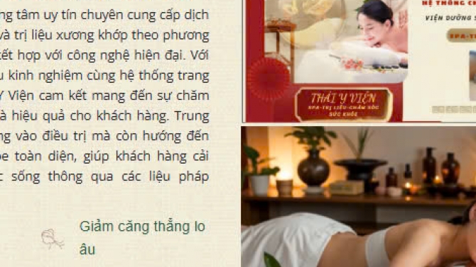 X&acirc;y dựng hệ thống Th&aacute;i Y Viện