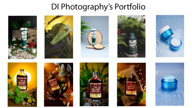 Portfolio chụp ảnh sản phẩm