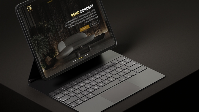 UI/UX Web Design | RENO CONCEPT Architecture Interior