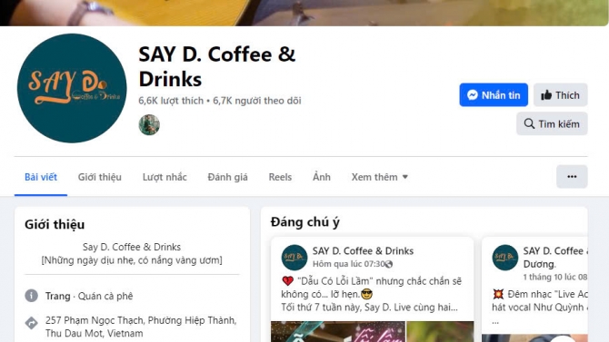 Marketing qu&aacute;n cafe