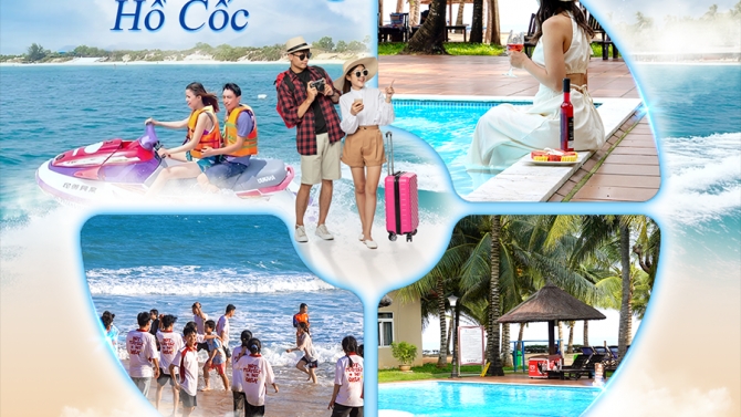Thiết kế banner Hương Phong Hồ Cốc
