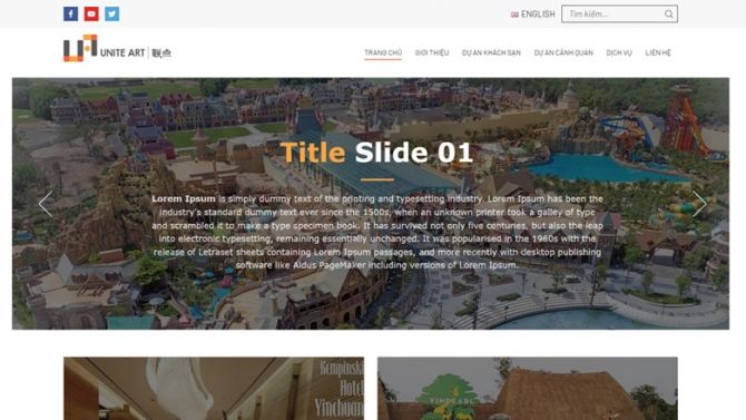 Website doanh nghiệp UA48 tại Việt Nam