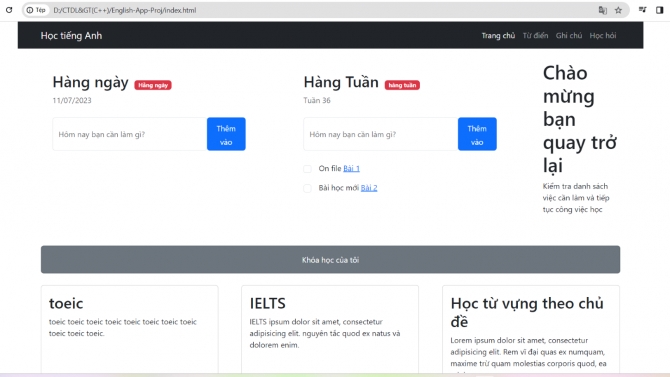Thiết kế web