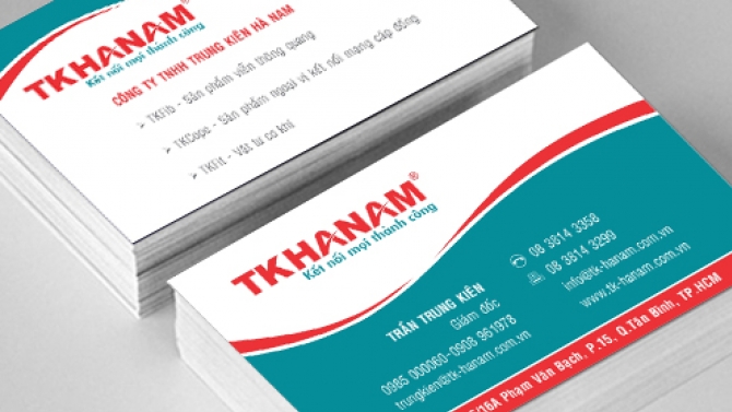Thiết kế card visit