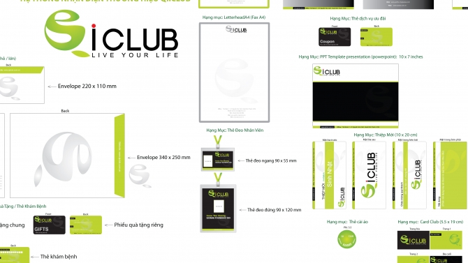Thiết kế hệ thống nhận diện thương hiệu cho Qiclub