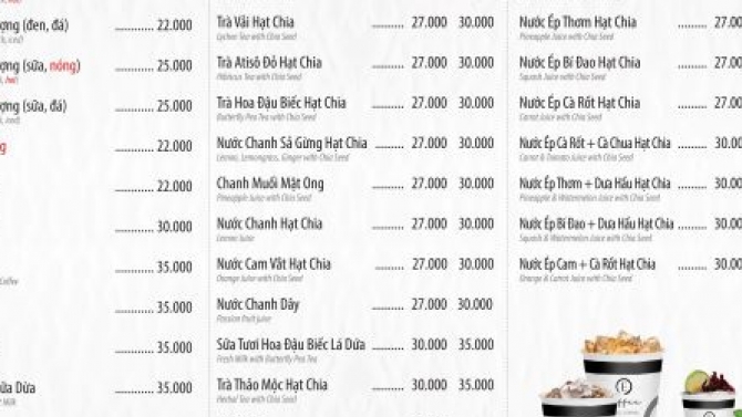 Thiết kế menu