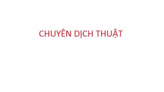 Dịch thuật