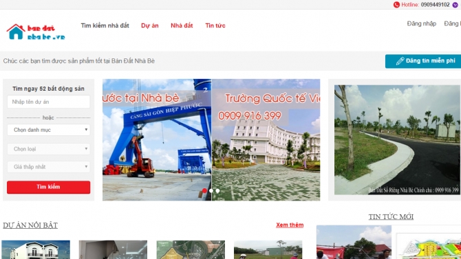 Rao văt th&ocirc;ng tin bất động sản