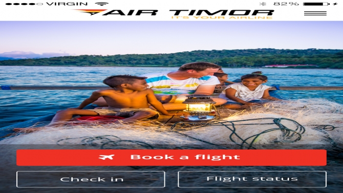 Air Timor mobile app