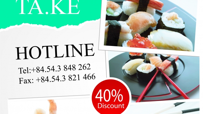 Tổ chức sự kiện đại tiệc sushi tại nh&agrave; h&agrave;ng Nhật Bản Ta.ke.