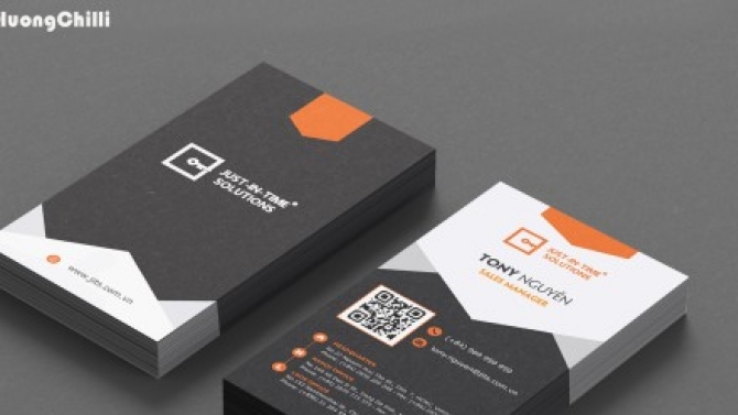 Thiết kế mẫu name card cho c&ocirc;ng ty lĩnh vực IT