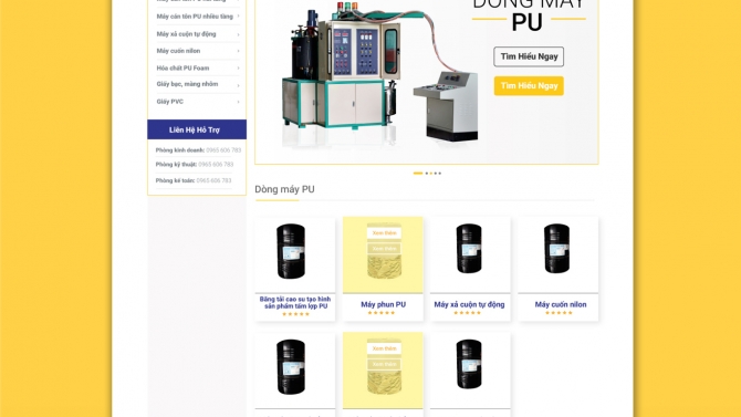 Thiết kế Website B&aacute;n h&agrave;ng Ng&agrave;nh Sản xuất