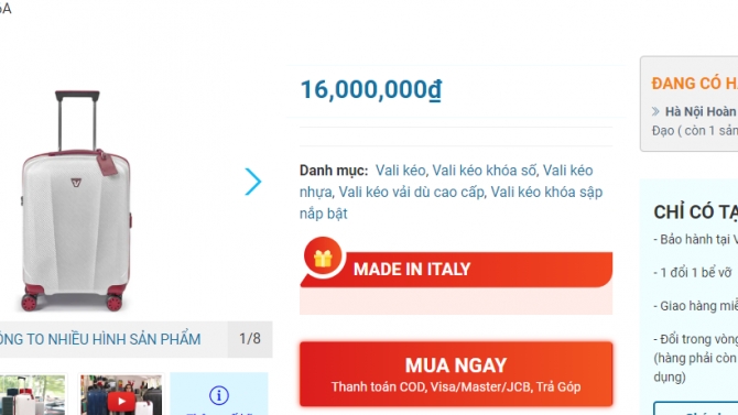 Quản trị nội dung m&ocirc; tả sản phẩm cho website KOSSHOP