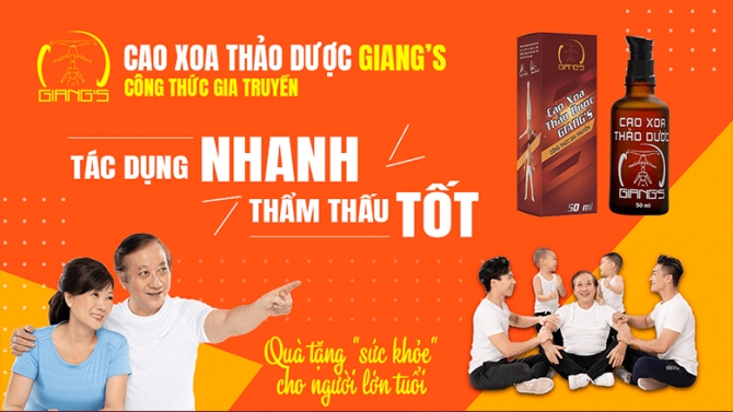 Banner quảng c&aacute;o Cao Xoa Thảo Dược Quốc Cơ Quốc Nghiệp