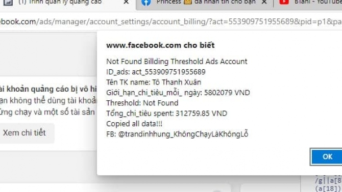 vấn đề li&ecirc;n quan đến facebook