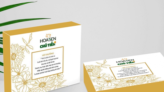 Thiết kế bao b&igrave; sản phẩm cho c&ocirc;ng ty Hoa Sen
