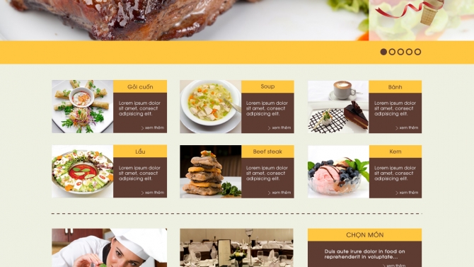 Website Nh&agrave; h&agrave;ng